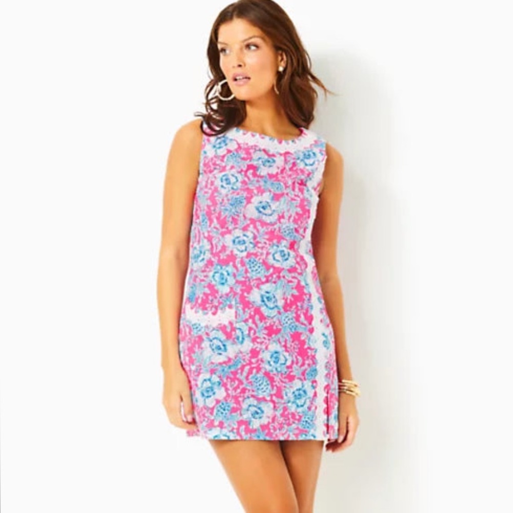 Lilly Pulitzer - Ginge Shift Romper - Wave N Sea